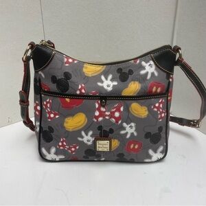 Dooney & Bourke Disney MICKEY Minnie Mouse MANIA Body Parts CROSSBODY Bag Purse